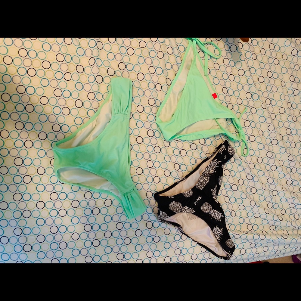 Lot of 3 VS bikini bottoms (XS)
